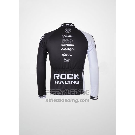 2010 Fietskleding Rock Racing Zwart en Wit Lange Mouwen en Koersbroek